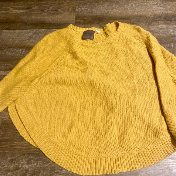 Anthropology Guinevere Mustard Colored sweater - Picture 5 of 10